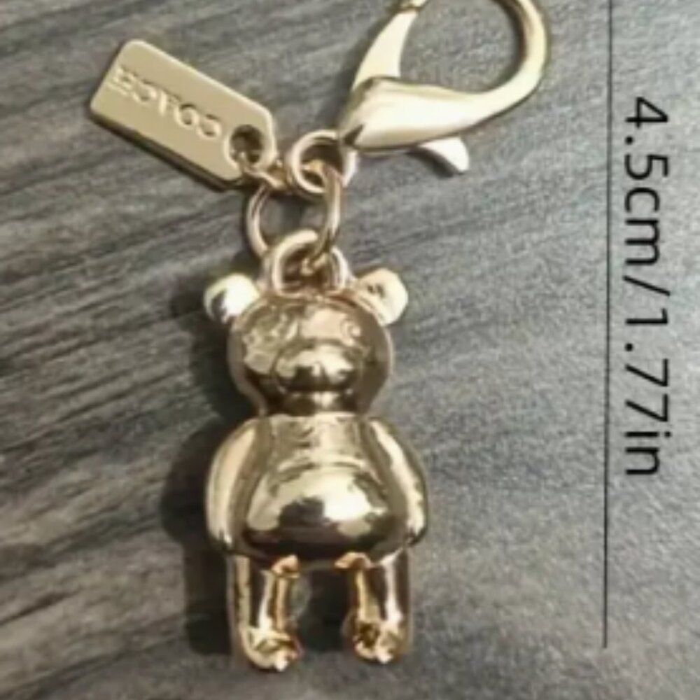 Bear Bag Charm Zipper Pull for Coach - Picture 9 of 9